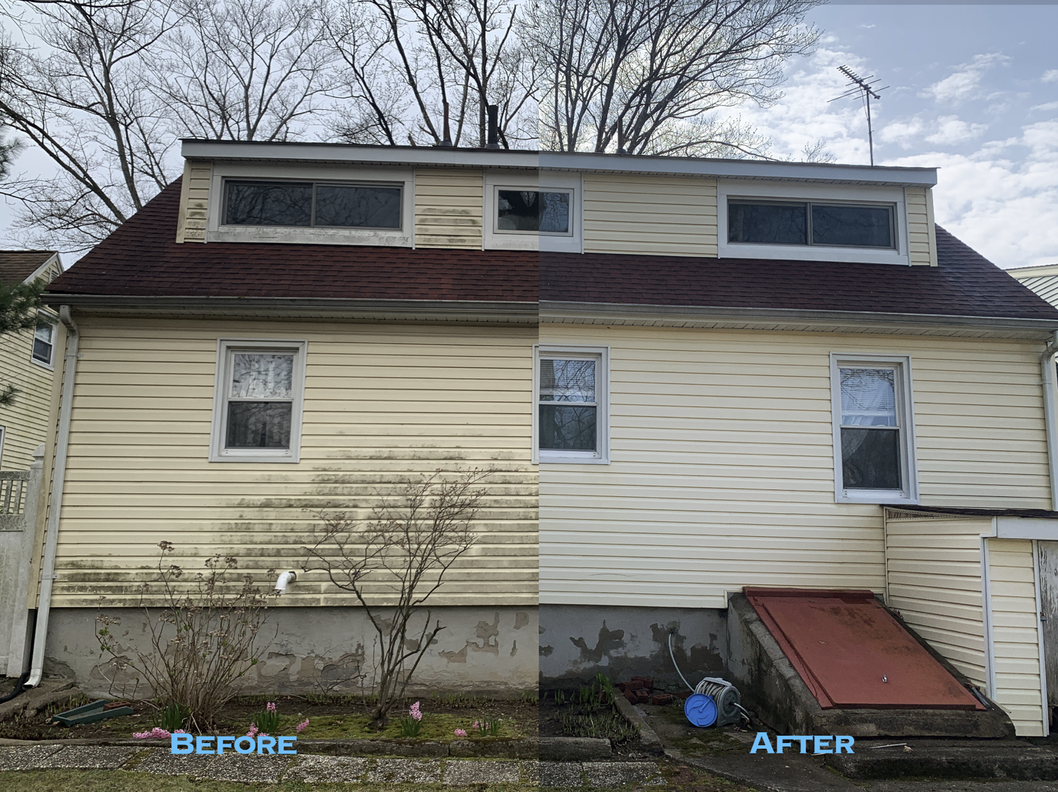 House exterior wash